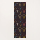 Glühbirnen Yogamatte (Rückseite)