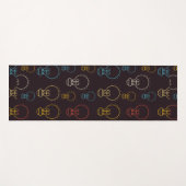 Glühbirnen Yogamatte (Vorderseite (Horizontal))