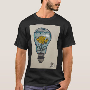 Glühbirnenkunst T-Shirt