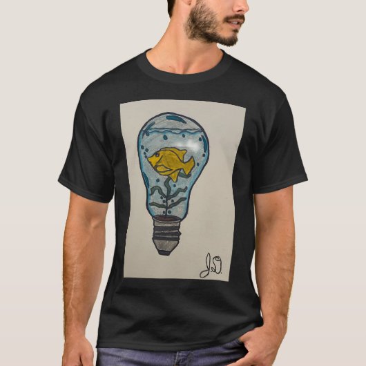 Glühbirnenkunst T-Shirt (Vorderseite)