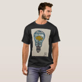 Glühbirnenkunst T-Shirt (Vorne ganz)