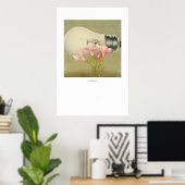 Glühblume Poster (Heimbüro)