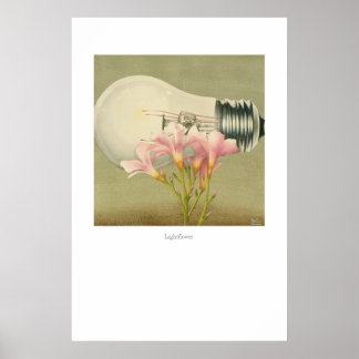 Glühblume Poster