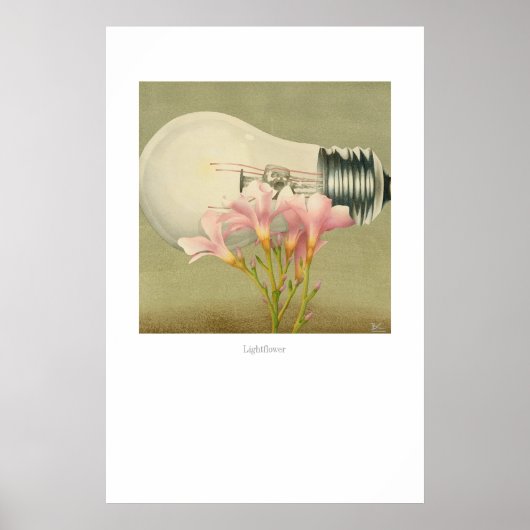 Glühblume Poster (Vorne)