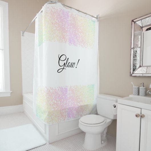 Glühduschvorhang Duschvorhang (Beispiel)