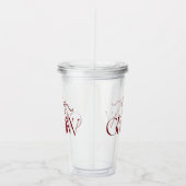 Glühen Acryltrinkbecher (Rechts)