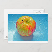 Glühen Apple Postkarte (Vorne/Hinten)