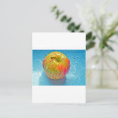 Glühen Apple Postkarte (Stehend Vorderseite)
