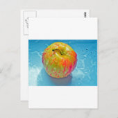 Glühen Apple Postkarte (Vorne/Hinten)