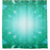 Glühen-Blasen Duschvorhang (Vorderseite)