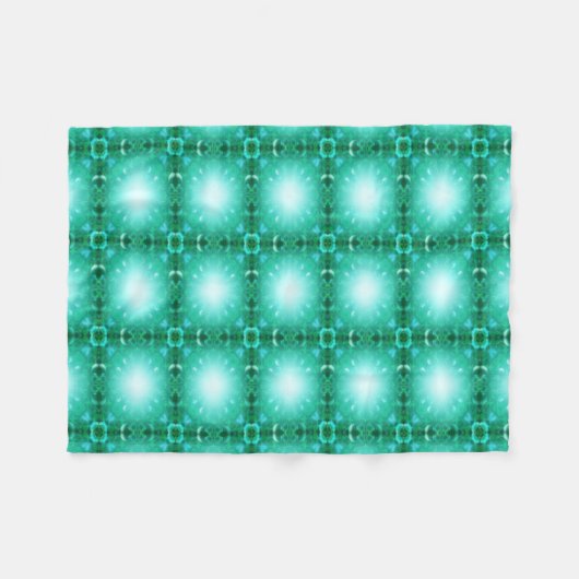 Glühen-Blasen Fleecedecke (Vorderseite (Horizontal))