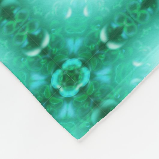 Glühen-Blasen Fleecedecke (Ecke)