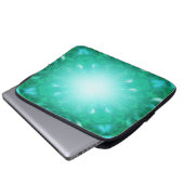 Glühen-Blasen Laptopschutzhülle (Vorne Knopf)