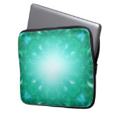 Glühen-Blasen Laptopschutzhülle (Vorderseite Links)