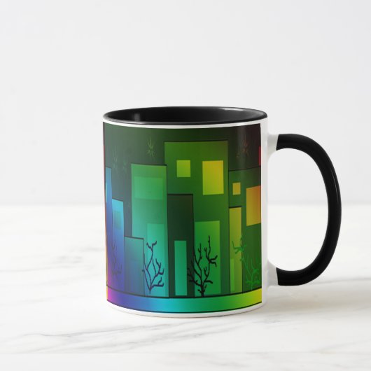 Glühen der Stadt Tasse (Rechts)