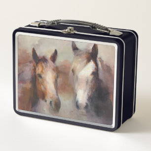 Glühen der Westen Metall Brotdose