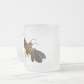 Glühen Firefly Lampyridae Mattglastasse (Vorderseite Links)