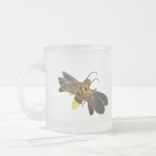 Glühen Firefly Lampyridae Mattglastasse