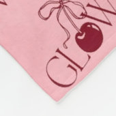 Glühen Fleecedecke (Ecke)