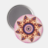 Glühen - Fraktal Magnet (Vorderseite/Rückseite)