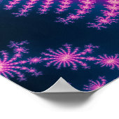 Glühen - Fraktal Poster (Ecke)