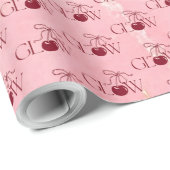 Glühen Geschenkpapier (Rolleneckpunkt)
