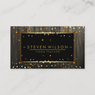 Glühen-Glitzer-dekoratives Yoga-holistischer Visitenkarte