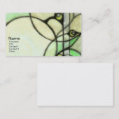 Glühen - Grün Visitenkarte (Vorne/Hinten)