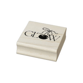 Glühen Gummistempel