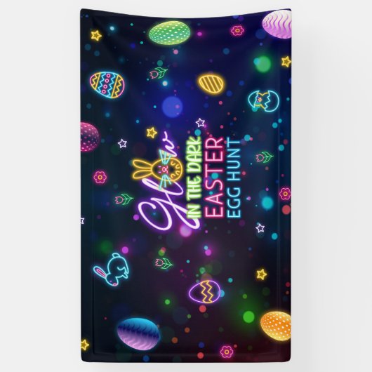 Glühen im Banner der Dunklen Ostereier-Jagd (Vertikal)