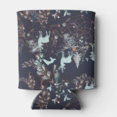 Glühen im dunklen Boho-Stammesmuster Dosenkühler (Rückseite)