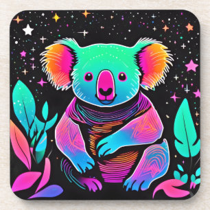Glühen im dunklen Koala Getränkeuntersetzer