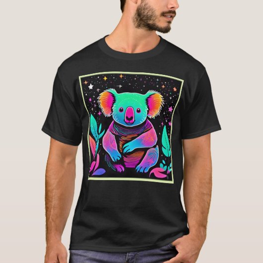 Glühen im dunklen Koala T-Shirt (Vorderseite)