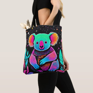 Glühen im dunklen Koala Tasche