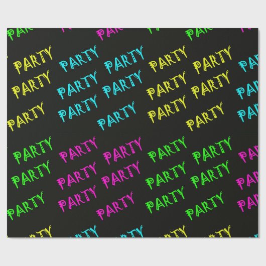 Glühen im dunklen Party-Verpackungs-Papier oder Geschenkpapier (Flach)