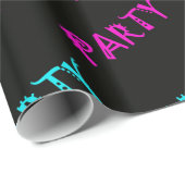 Glühen im dunklen Party-Verpackungs-Papier oder Geschenkpapier (Rolleneckpunkt)