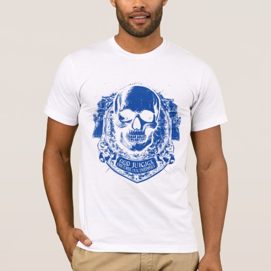 Glühen im dunklen Skelett T-Shirt (Vorderseite)