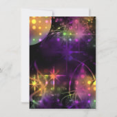 Glühen in den dunklen Kids glühen Party Einladung (Rückseite)