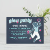 Glühen in den dunklen Party Einladungen (Stehend Vorderseite)