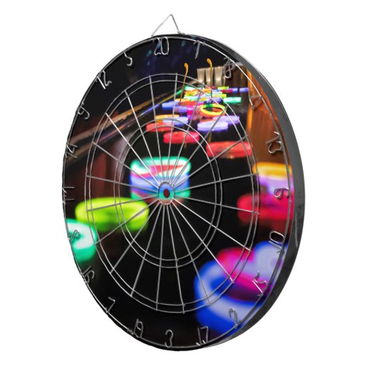 Glühen in der Dunkelheit Dartscheibe (Vorderseite rechts)
