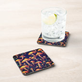 Glühen in der Dunklen Magie: Biolumineszenter Pilz Getränkeuntersetzer (Rechte Seite)