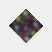 Glühen in der dunklen Neon Lights Fun Birthday Par Serviette (Ecke)