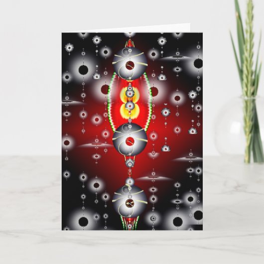 Glühen (Karte) Feiertagskarte (Vorderseite)