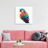 Glühen Leinwanddruck (Insitu (Wohnzimmer))