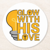 Glühen mit seinen Untersetzer aus der Liebe (Vorderseite)