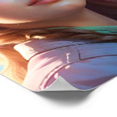 Glühen mit weichem Licht Poster (Ecke)