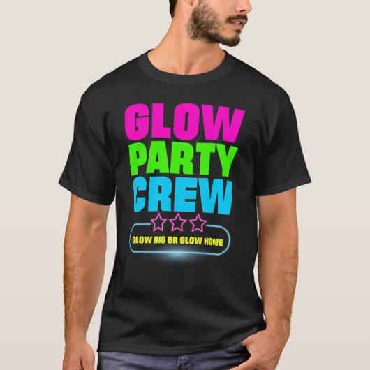 Glühen-Party-Crew - Glühen groß oder T-Shirt (Vorderseite)