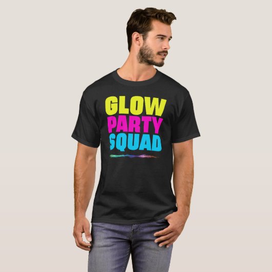 Glühen-Party-Gruppe-Geschenk-T-Shirt T-Shirt (Vorne ganz)