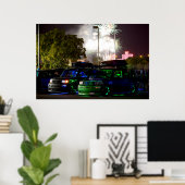 Glühen Poster (Heimbüro)