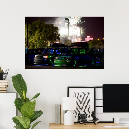 Glühen Poster (Heimbüro)